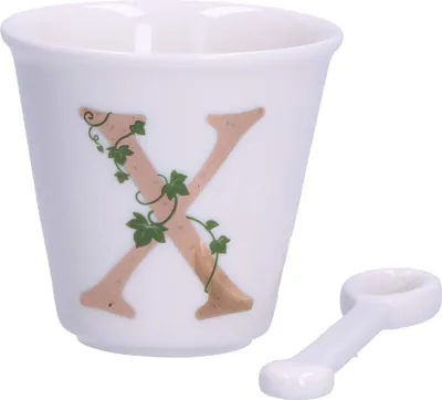 Immagine prodotto di La Porcellana Bianca tazza con cucchiaio 75 ml modello x P00450015X