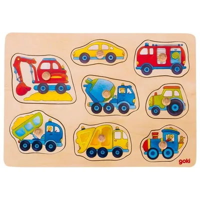 Produktbild von Goki 57726, 8 Stück(e), Fahrzeuge, 1 Jahr(e)