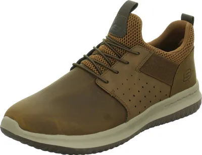 Produktbild von Skechers Delson - Axton - Braun Glattleder geölt Größe: 44 Normal