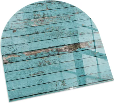 Produktbild von Rustikale Holzbretter – Glasbodenplatte für – Kaminofen – Kaminplatte Glas – Schutzglas – Funkenschutzplatte –Glasbodenplatte Feuerfeste – Hitzeschutzplatte – Bodenschutz aus Glas – 100x100 cm