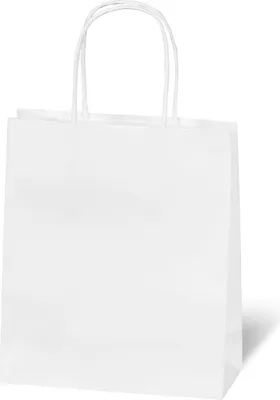 Produktbild von Tasche - Kraftpapier - 18x21x8 cm - BSB - weiß