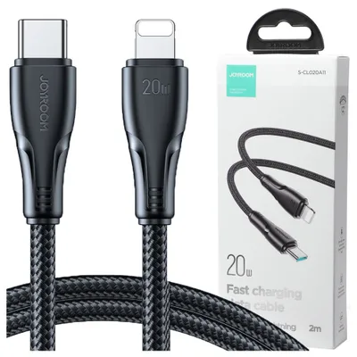 Produktbild von Joyroom Usb C - Lightning 20W Surpass Series Kabel Für Schnelles Laden Und Datenübertragung 1.2 M Schwarz (S-Cl020A11)