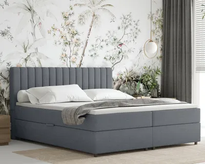 Produktbild von Boxspringbett 180x200 EVEREST, mit Topper, mit Bettkästen, Doppelbett, , Panda Möbel
