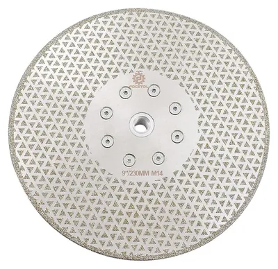 Immagine prodotto di Disco diamantato da 230 mm per tagliare e smerigliare granito, marmo e Vetroceramica, con attacco filettato M14