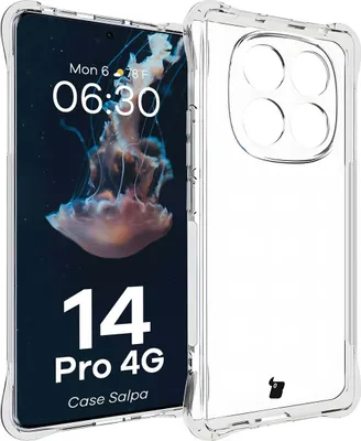 Produktbild von Bizon Case Salpa Flexible Hülle für Xiaomi Redmi Note 14 Pro 4G, Transparent
