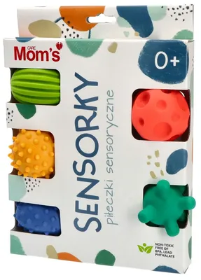 Zdjęcie produktu dla Piłeczki sensoryczne pastelowe do masażu 5 szt.