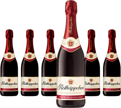 Produktbild von 6 x Rotkäppchen Sekt Tradition Rubin halbtrocken