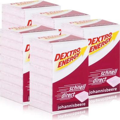 Produktbild von Dextro Energy Traubenzucker Johannisbeere 46g (5er Pack)