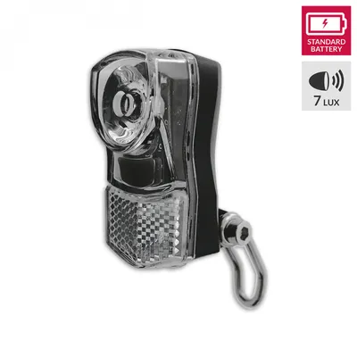Productafbeelding van Lynx LED Slim fietslamp, voorlamp, 7 lux, draadloos, inclusief batterijen