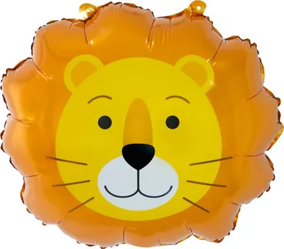 Zdjęcie produktu dla Balon foliowy głowa lwa 44x35 cm