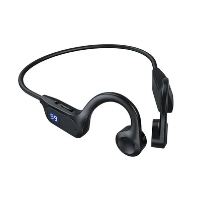 Produktbild von Knochenschall-Kopfhörer Bluetooth, IPX8 wasserdicht, 32GB MP3-Player, für Schwimmen – Schwarz