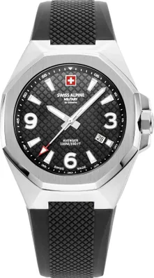 Produktbild von Swiss Alpine Military Herren Uhr Analog Quarz 7005.1837SAM Silikon