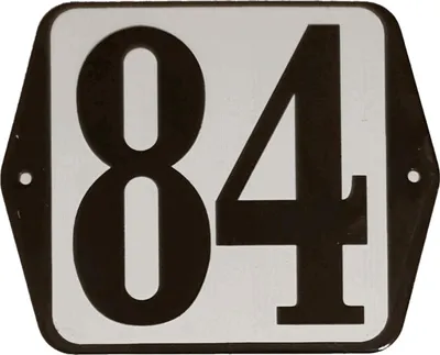 Produktbild von Hausnummernschild Standard 84 - Warentuin mix