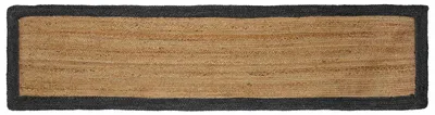 Produktbild von vidaXL Bereichsteppiche Dunkelgrau 60 x 300 cm Jute