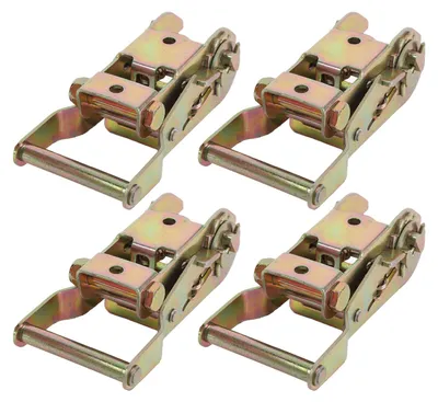 Produktbild von 4-teiliger Ratschenspanner für 1-1/16 breite Spanngurte aus Kohlenstoffstahl, 1500 kg Zugkraft