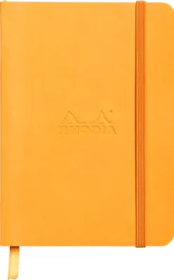 Produktbild von RHODIA Notizbuch RHODIARAMA DIN A6 liniert orange 72 Blatt