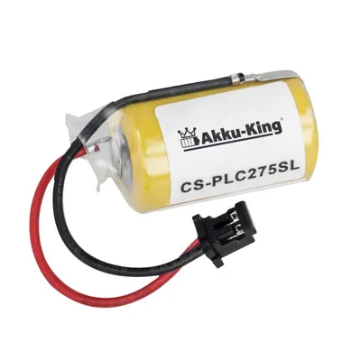 PLC Batterie  Toshiba ER3V  - Li-MnO2 1000mAh - schwarzer Stecker