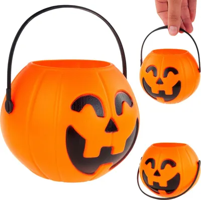 Image de Seau à friandises Citrouille Décoration d'Halloween