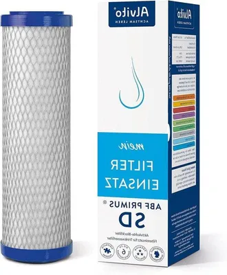 Produktbild von Famanu Wasserfiltereinsatz mit aktivem Kohlefilter - Alkalisch und bakterienfreies Wasser