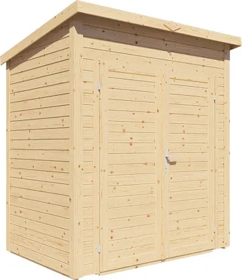 Produktbild von Bertilo Gerätehaus Timmo 1 - 19 mm naturbelassen Timmo 1: 181x122 cm