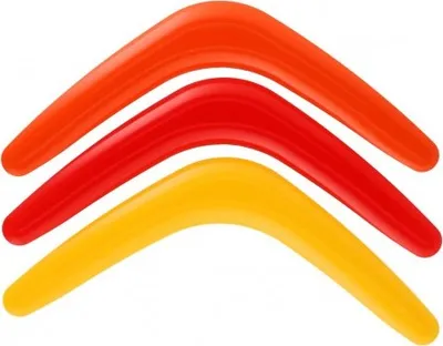 Immagine prodotto di Boomerang in plastica 28 cm - Farbenmix