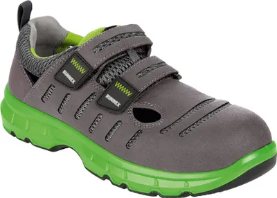 Image de Sandale à scratch de sécurité RUNNEX S1P-ESD FlexStar Gris/Vert-37