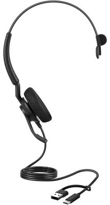 Zdjęcie produktu dla Jabra ENGAGE 40, Przewodowa, Biuro/centrum telefoniczne, 45 g, Zestaw słuchawkowy, Czarny