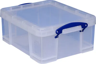 Zdjęcie produktu dla Pudełko do przechowywania Really Useful Box, 21 litrów, przezroczyste
