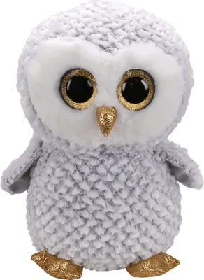 Produktbild von TY Beanie Boos Owlette, Spielzeug-Eule, Grau, Weiß, Plüsch, 3 Jahr(e), Beanie Boo, Eule