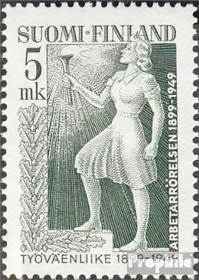Produktbild von Briefmarken Finnland 1949 Mi 370 postfrisch Finnische Arbeiterbewegung