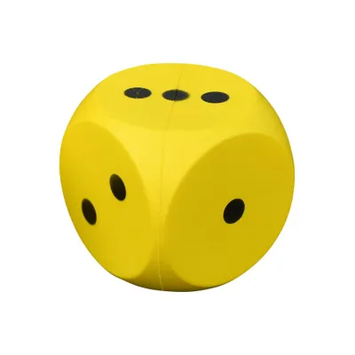 Produktbild von Pre-Sport Schaumstoffwürfel gelb - Lernspielzeug 14 cm