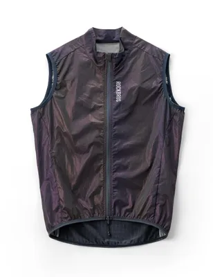 Produktbild von ROCKBROS Packbar Fahrradweste Leichte Winddichte Fahrradjacke Atmungsaktive Fahrrad Weste für Rennrad MTB Irisierend Reflektierend EU Größe S