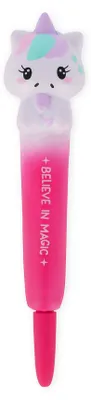 Produktbild von LEGAMI - Squeezies Anti-Stress Gel Stift, Unicorn Motiv, Schrein zum Entspannen und Konzentrieren, Anti-Stress Stift, Super Soft, schwarze Tinte,