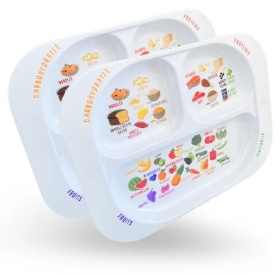 Obrázek produktu pro Zdravá deska na porcování potravin (balení 2 kusů)