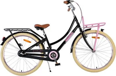Produktbild von Volare Excellent Kinderfahrrad - Mädchen - 24 Zoll - Schwarz - 3 Gänge
