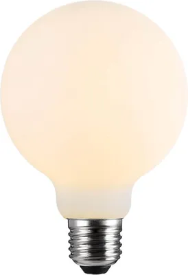 Produktbild von Nordlux 2480072701 DE27 G95 Dim LED E27 Leuchtmittel 7W Dimmbar Warmweiss Opal weiss