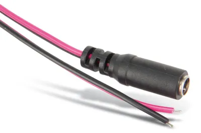 Obrázok produktu pre 2 kusy DC dutej zásuvky 5,5 mm x 2,1 mm s 30 cm káblom