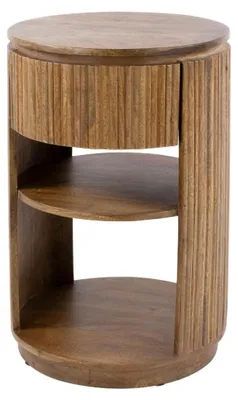 Produktbild von AnLi Style Nachttisch Wave rund 1L