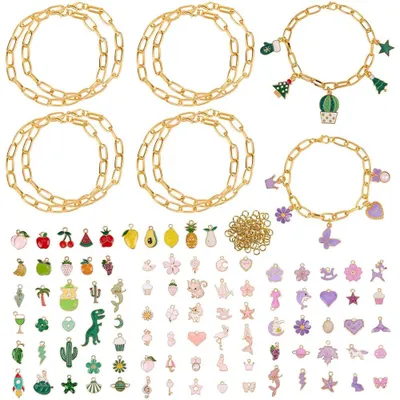 Produktbild von Schmuck-Set mit 213 Teilen für Halsketten und Armbänder
