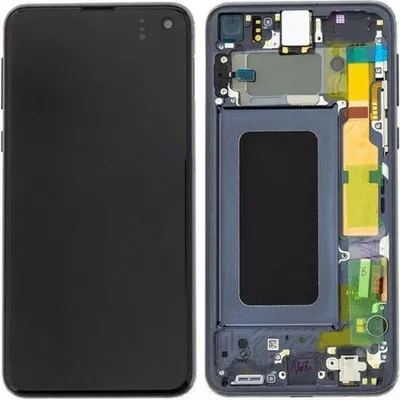 Produktbild von Original Super AMOLED Display Touchscreen Bildschirm Rahmen Schwarz für Samsung Galaxy S10e G970F