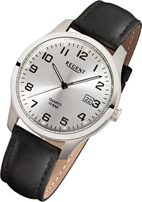 Produktbild von Regent Armbanduhr schwarz F-931 Herren Analog-Titanuhr URF931