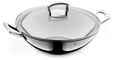 Productafbeelding van WMF wok met glazen deksel, 36 cm, modelnummer 121877