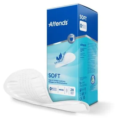 Produktbild von Attends Einlagen Soft Micro 0 (28 Stück)