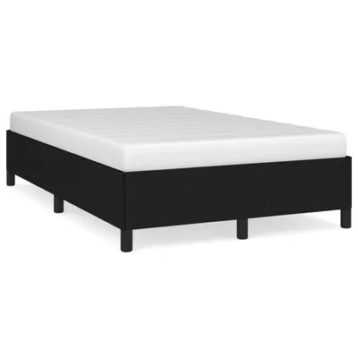 Produktbild von vidaXL Bettgestell ohne Matratze Schwarz 120x190 cm Stoff