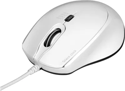 Produktbild von Port MOUSE OFFICE PRO SILENT WIRED - WHITE