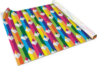 Produktbild von Bunte buntstifte– Möbelfolie selbstklebend – PVC Klebefolie für Möbel – Küche – Schränke – Möbelrenovierungsfolie – Möbeldekorfolie – 100x50 cm