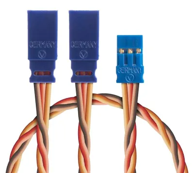Immagine prodotto di Cavo Y, lunghezza 300 mm, sezione 0,50 qmm, cavo in silicone intrecciato, 1 pezzo.