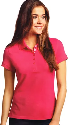 Produktbild von Esmara Damen Polo Shirts T-Shirt Piqué kurzarm Rosa S (36/38)