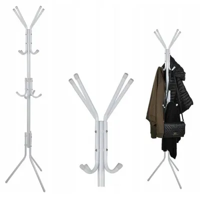 Zdjęcie produktu dla RUHHY 23814 Wieszak stojący 170 cm biały