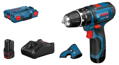 Zdjęcie produktu dla Bosch GSB 10.8 - 2-LI Professional 2 x 2,0 Ah z L-Boxx